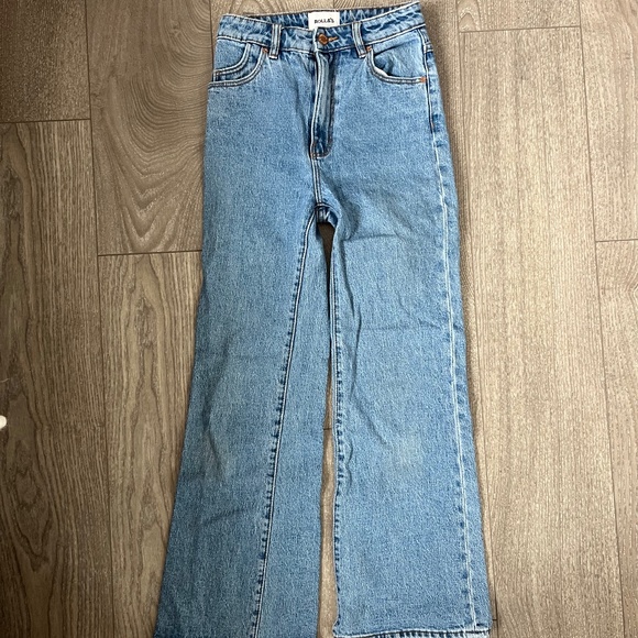 Rollas Eastcoast Crop Flare Jeans - Picture 2 of 3